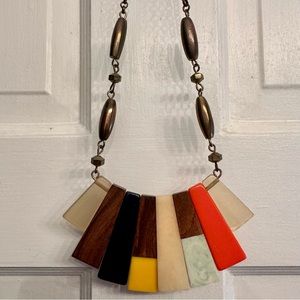 Noonday necklace, multi colored
